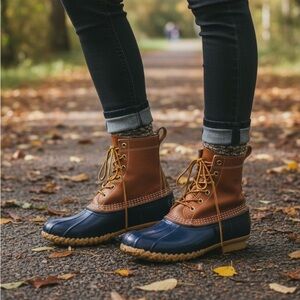 LL Bean rain boots size 6M